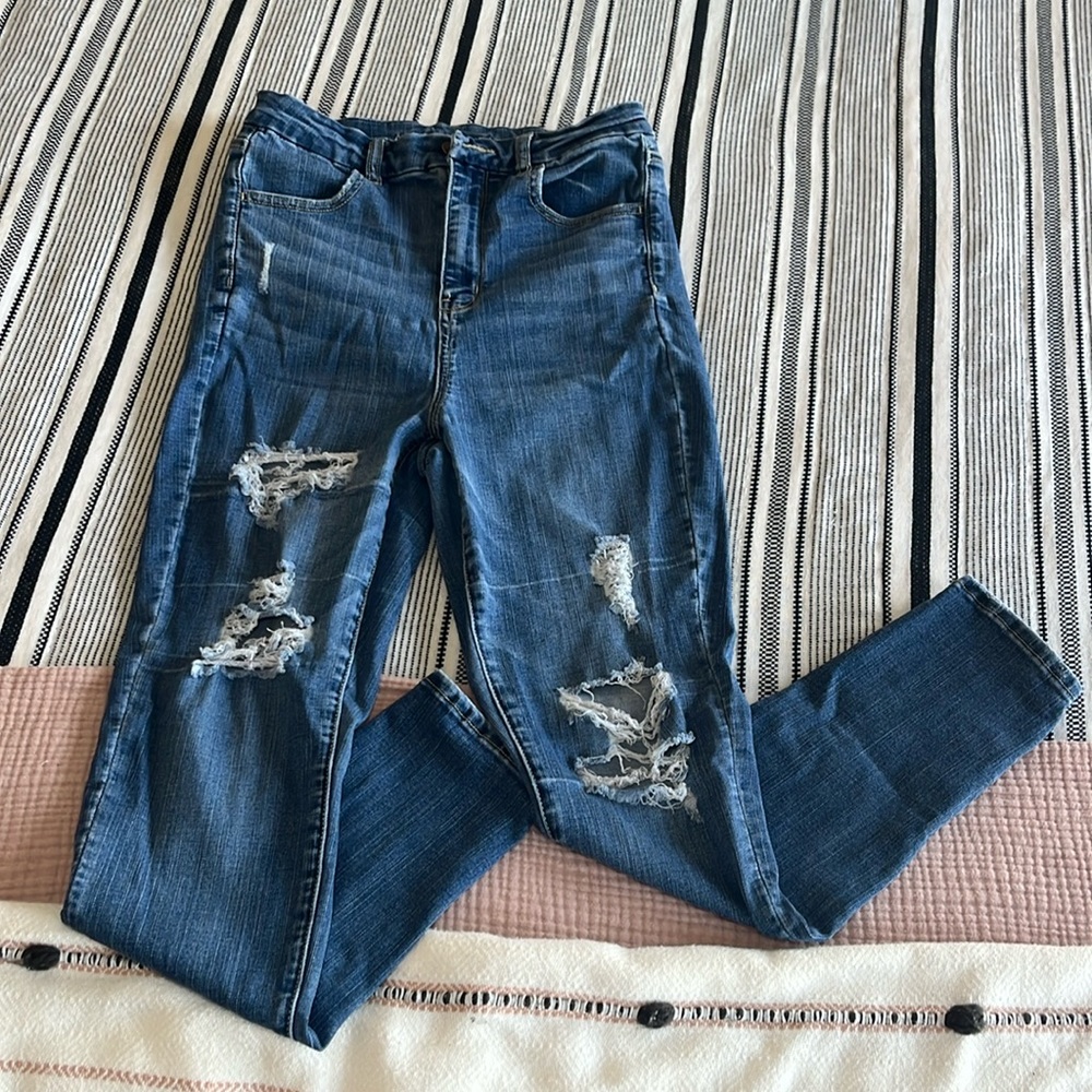 American Eagle Jeans Next Level Stretch Curvy Super Hi Rise Jegging